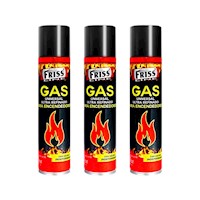 Gas Butano Refinado Friss Pack x 3 unidades